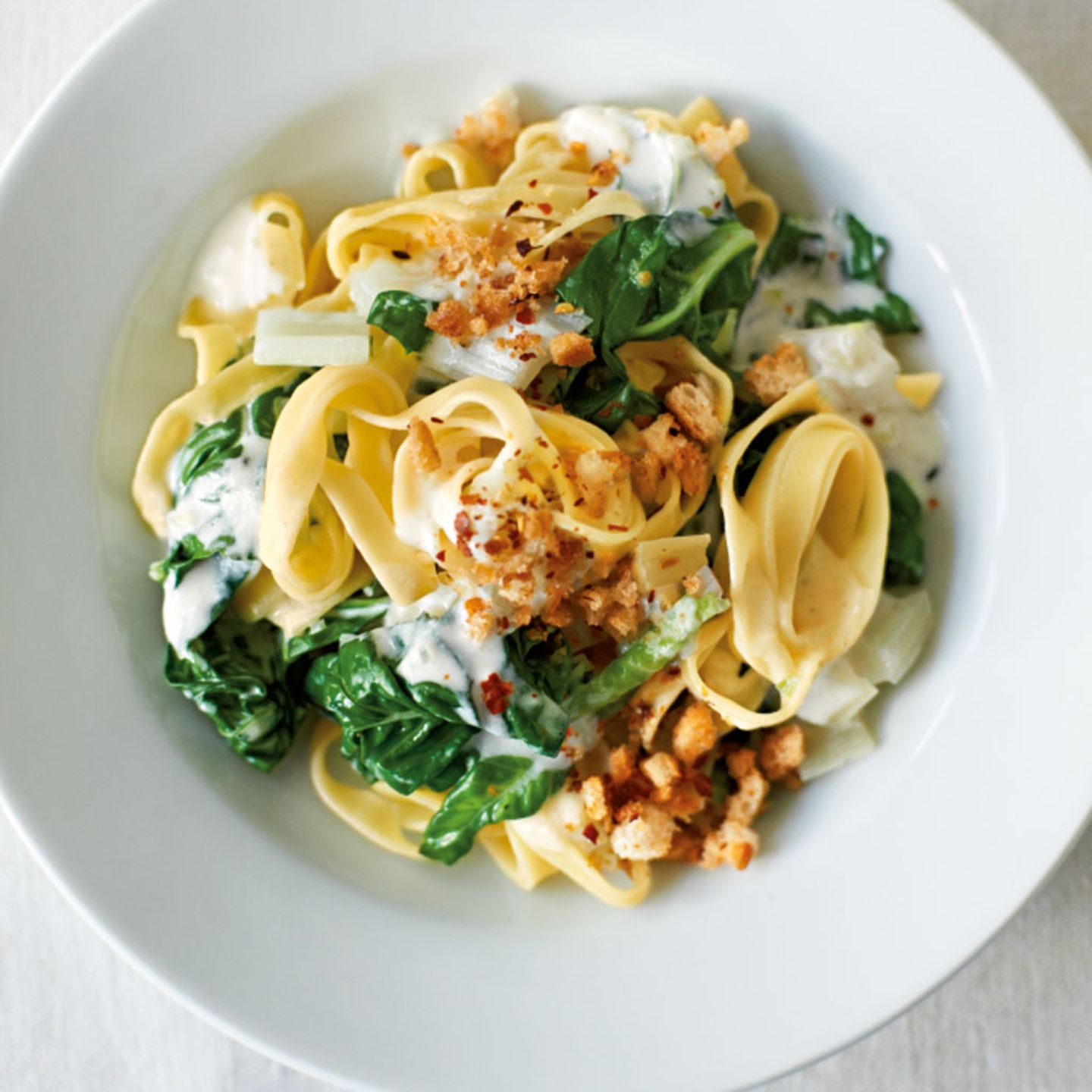 Tagliatelle mit Mangold Rezept - [ESSEN UND TRINKEN]