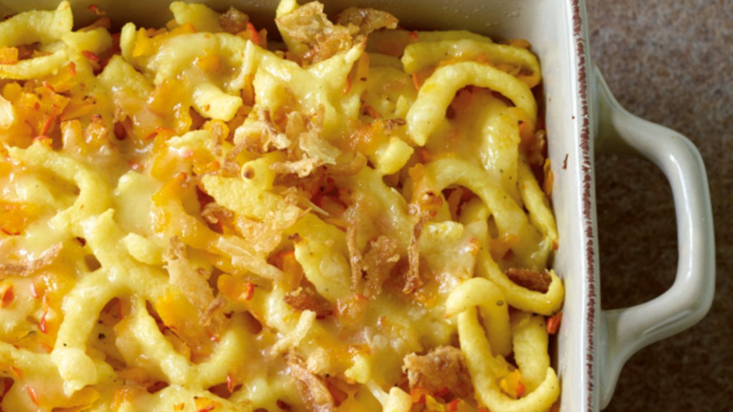 Kürbis-Käs-Spätzle Rezept