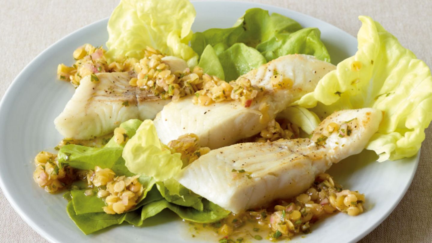 Zander mit Linsen-Vinaigrette Rezept - [ESSEN UND TRINKEN]