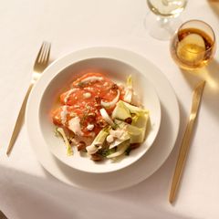 Chicoréesalat mit Lachs