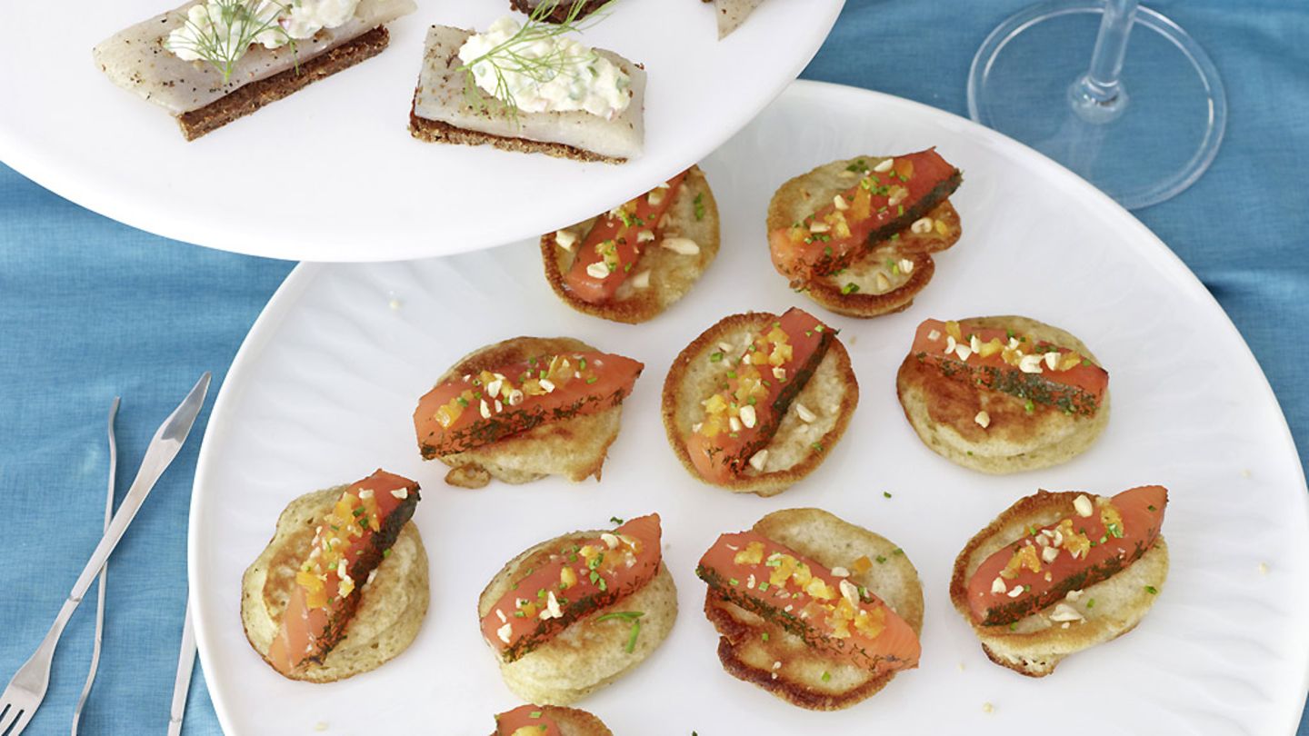 Blini mit Graved Lachs Rezept