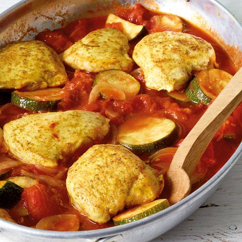 Curryhähnchen aus dem Ofen