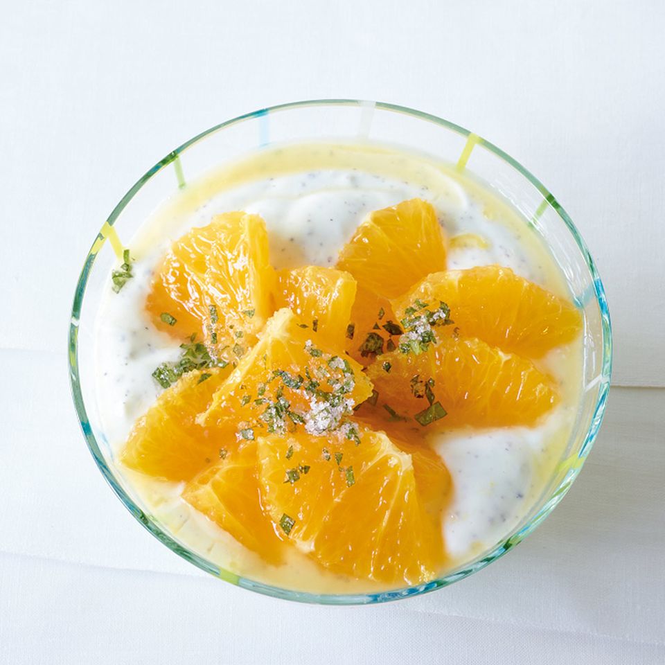 Mohnquark Mit Orangen Rezept Essen Und Trinken