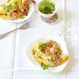 Chili-Garnelen-Omelette