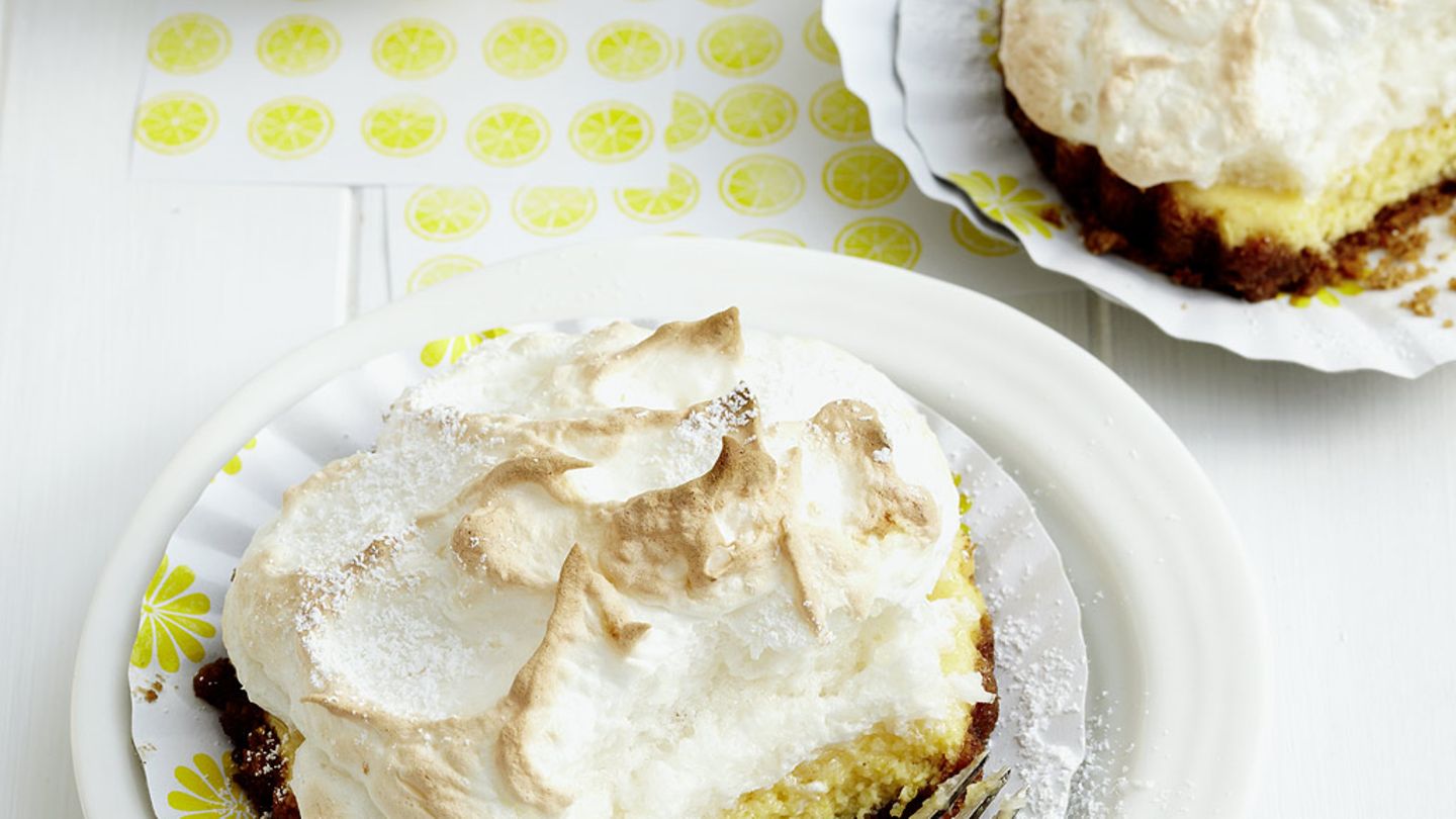 Zitronen-Baiser-Pies Rezept
