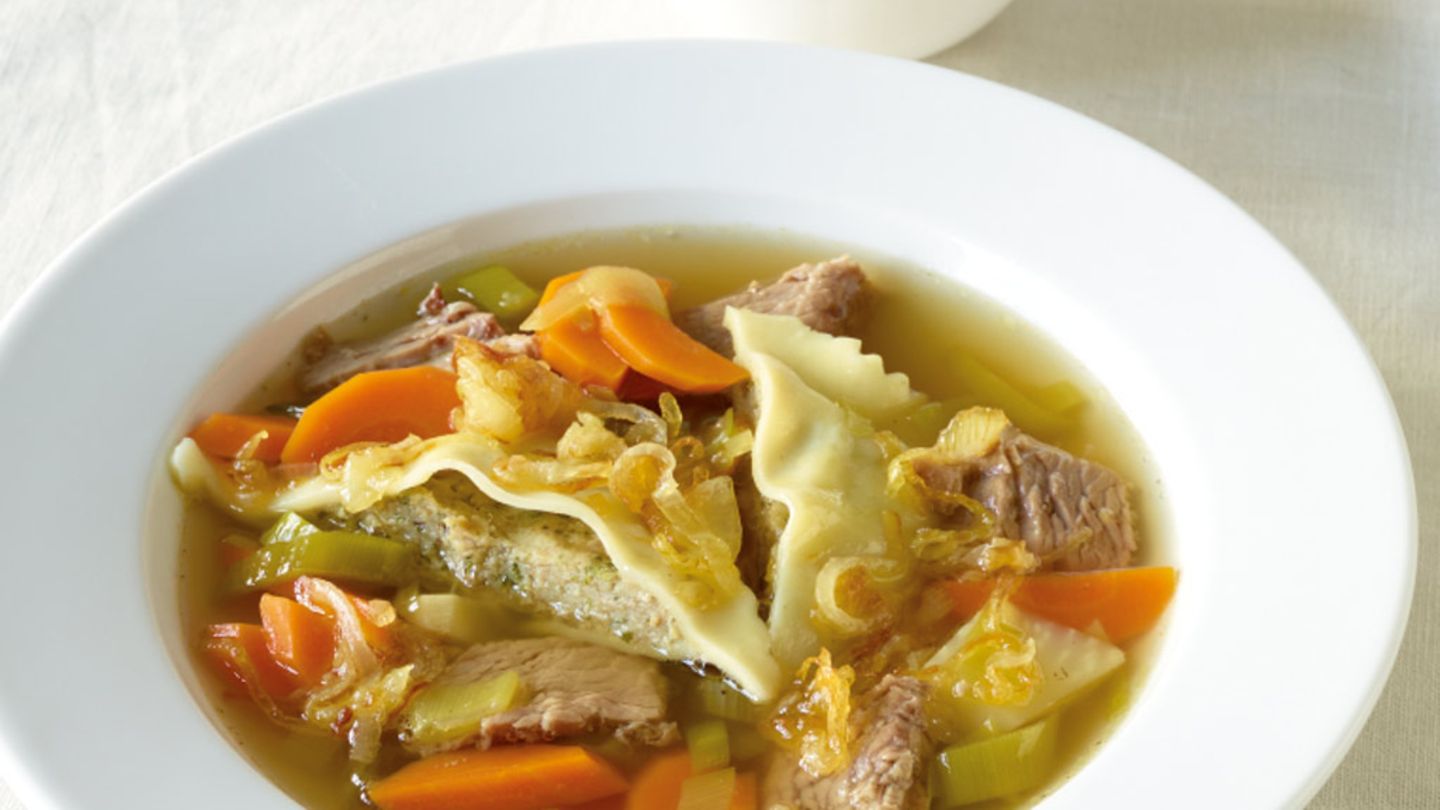 Rinder-Maultaschen-Suppe Rezept