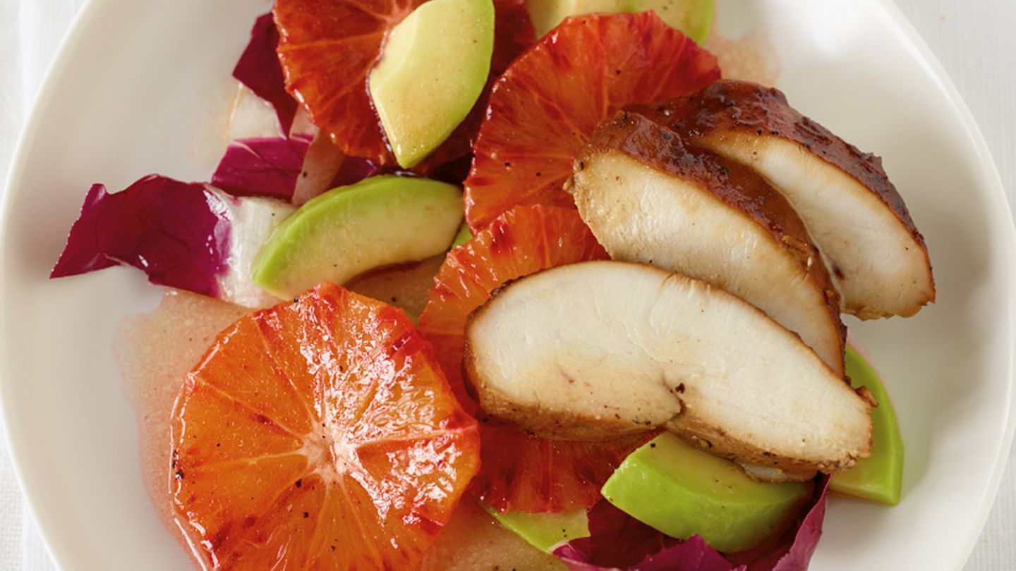 Avocado-Blutorangen-Salat Rezept