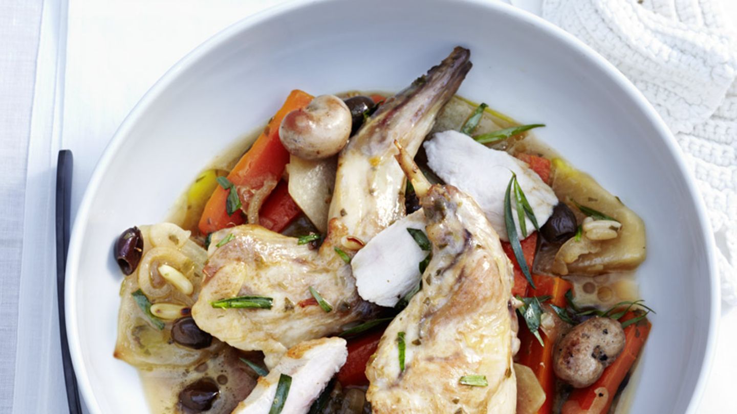 Kaninchen mit Honig-Estragon-Würze Rezept