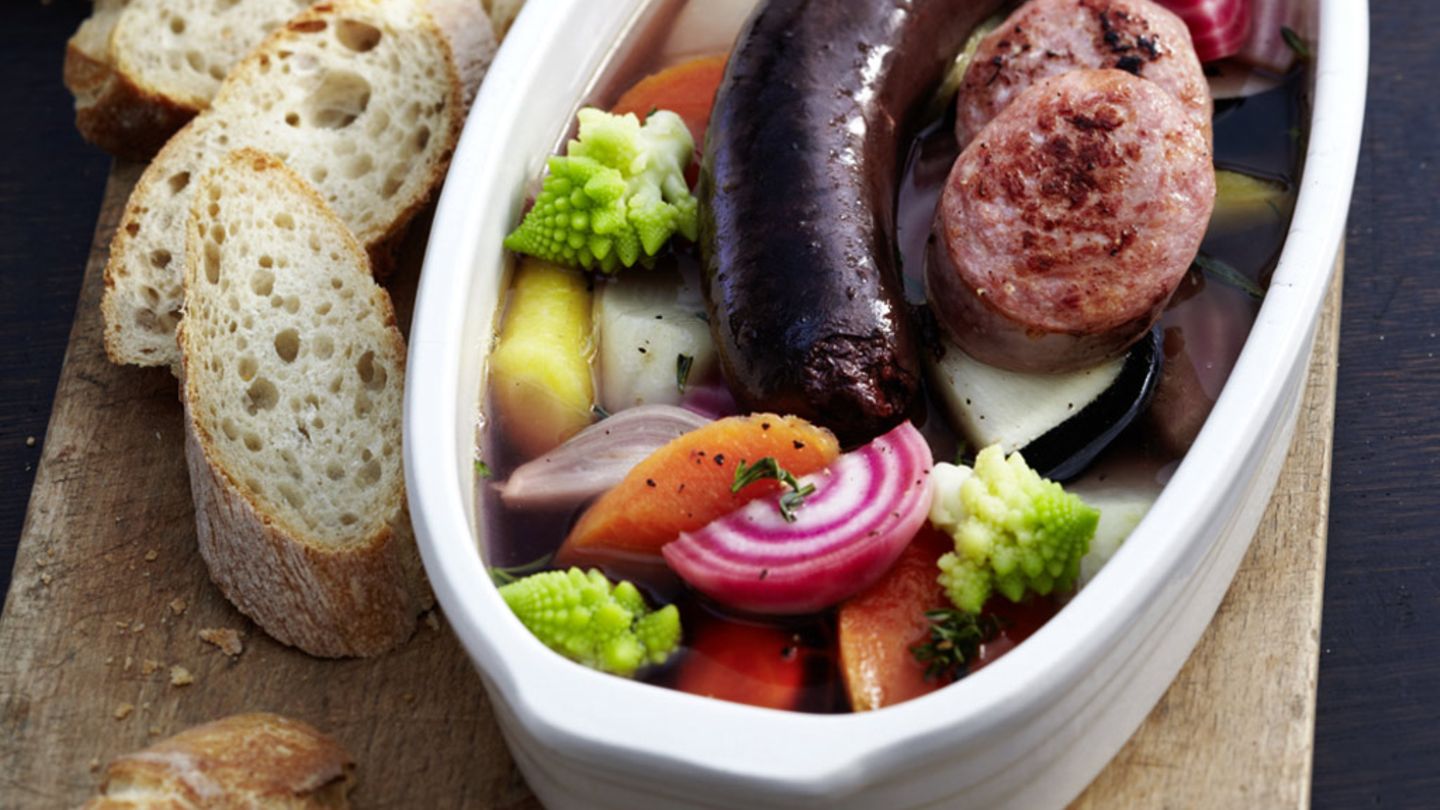 Eintopf mit zweierlei Wurst Rezept
