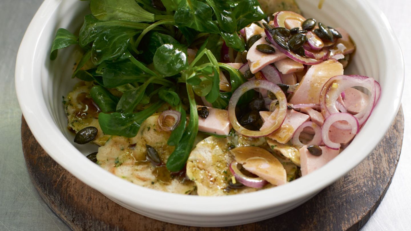 Knödelsalat Rezept