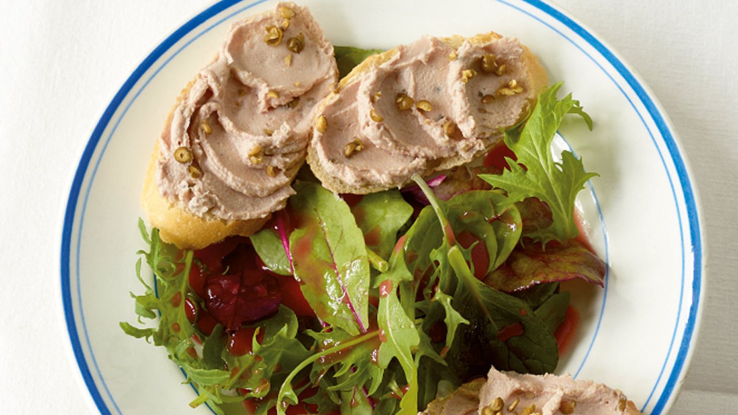 Leberwurst-Baguette Rezept