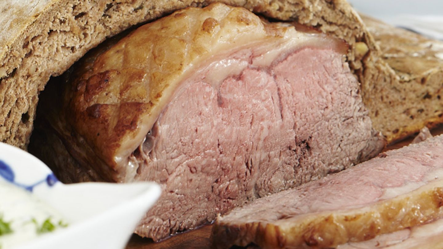 Roastbeef im Kartoffel-Brot-Teig Rezept