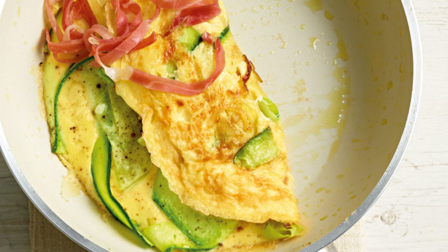Zucchini-Omelett Rezept