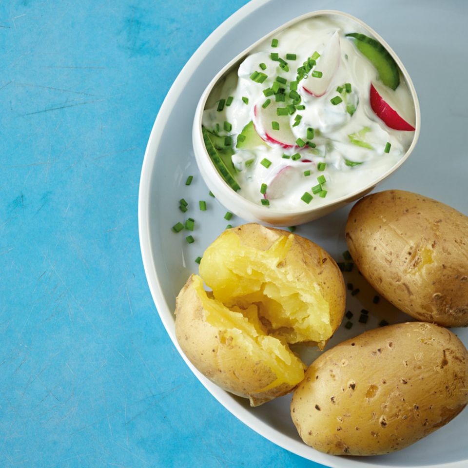 Pellkartoffeln Mit Quark Rezept Essen Und Trinken