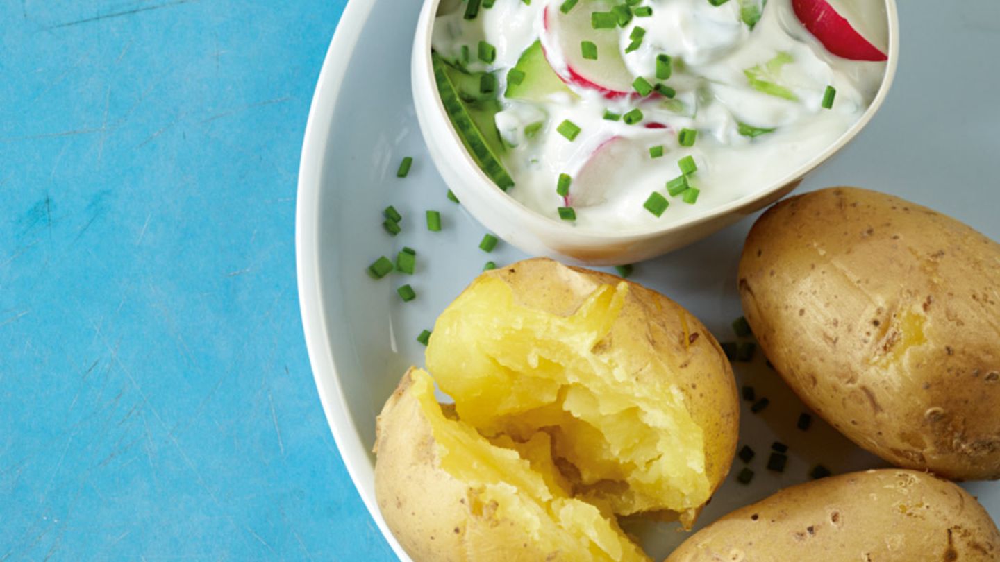 Pellkartoffeln mit Quark Rezept