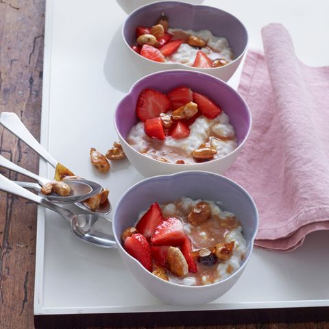 Vanille-Milchreis mit Karamellmilch