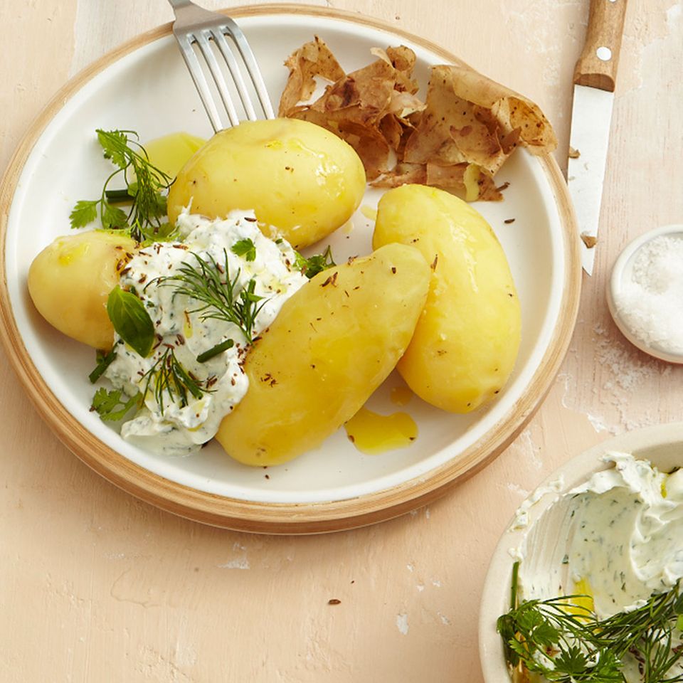 Pellkartoffeln Mit Quark Rezept Essen Und Trinken