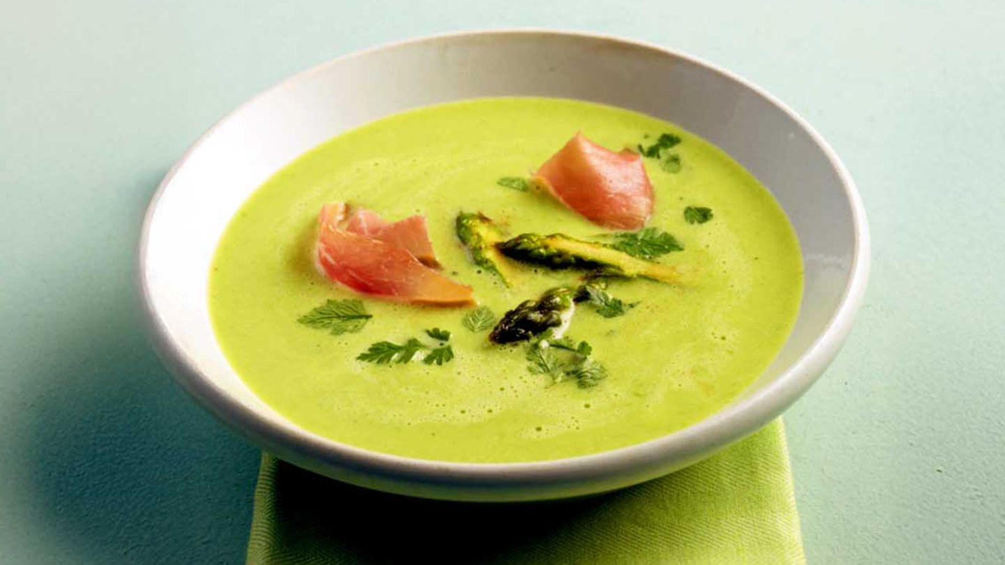 Grüne Spargelsuppe: schnell und einfach