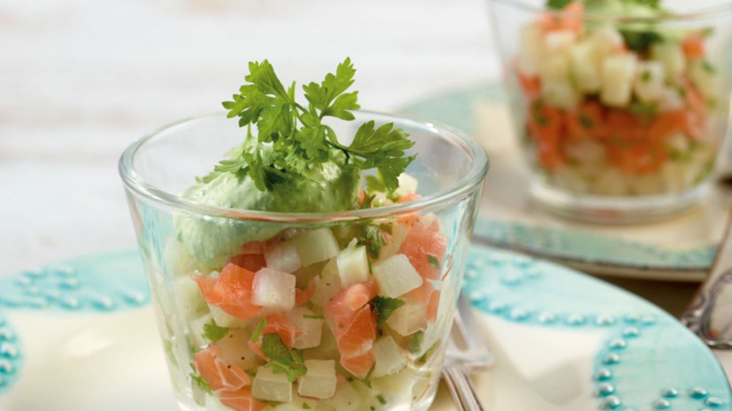 Kohlrabi-Lachs-Tatar Rezept
