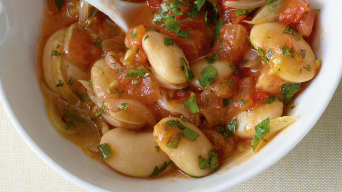 Geschmorte Riesenbohnen Rezept