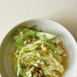 Grüner Salat mit Ei-Vinaigrette
