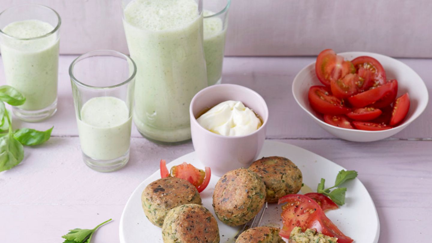 Basilikum-Apfel-Lassi Rezept