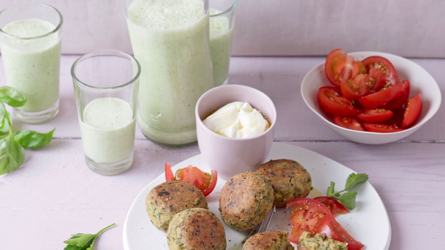 Kräuter-Pistazien-Falafeln Rezept