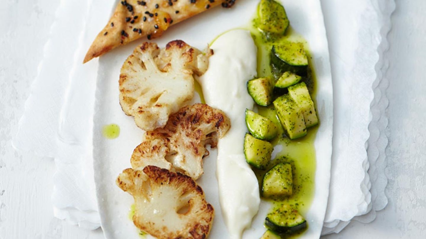 Blumenkohl mit Zucchini-Pesto Rezept