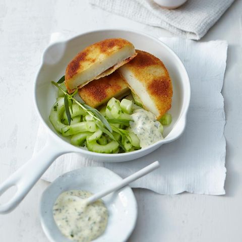Gebackener Kohlrabi mit Remoulade
