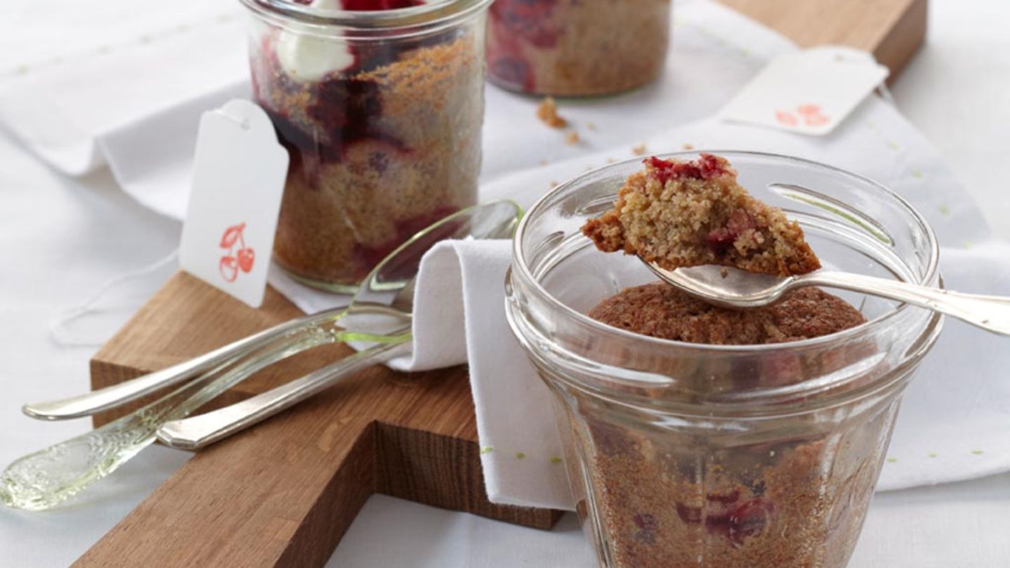 Kirschkuchen im Glas Rezept