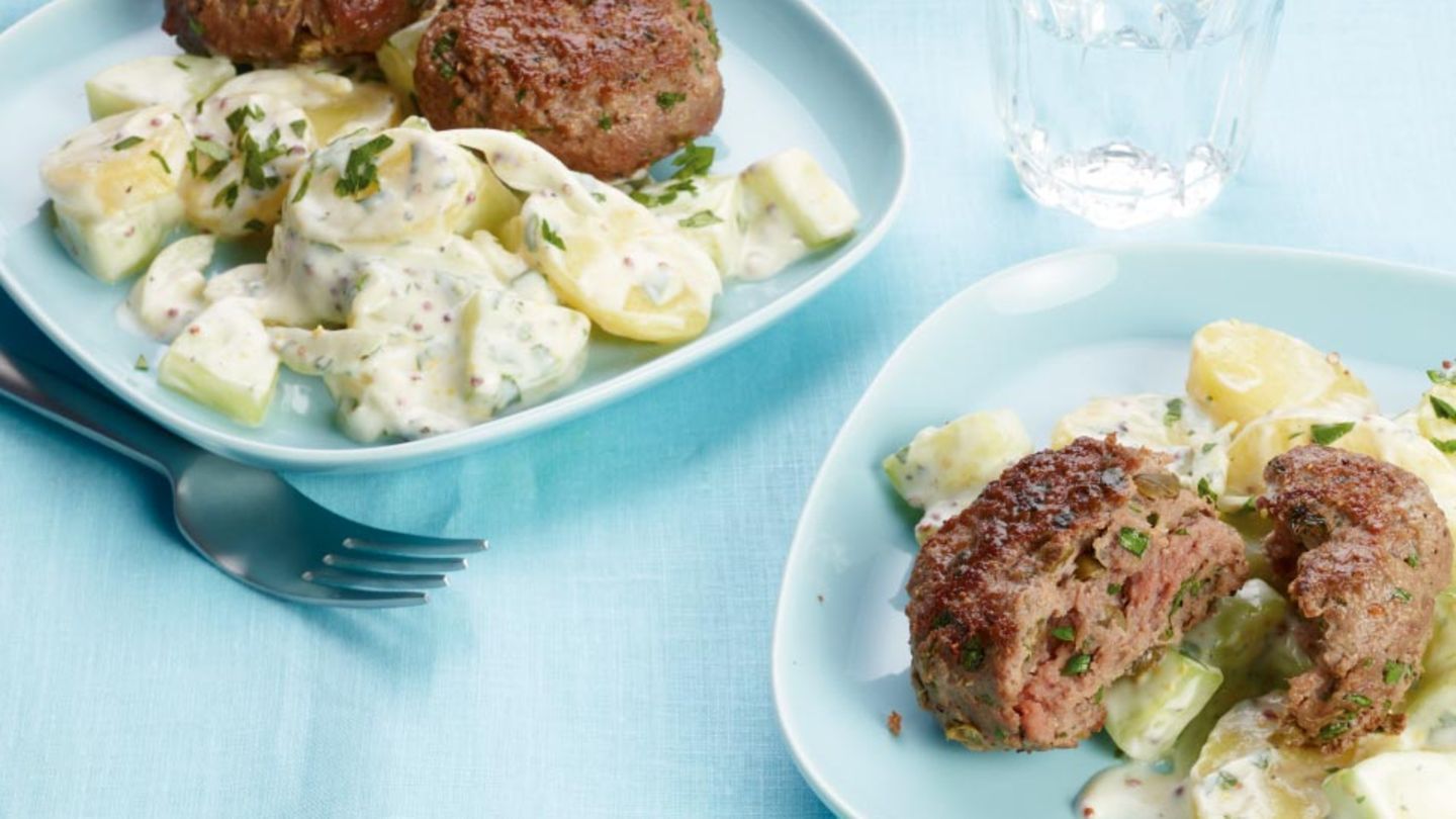 Bulette mit Kartoffelsalat Rezept