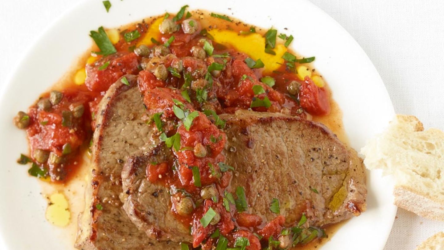 Rindersteaks alla pizzaiola Rezept
