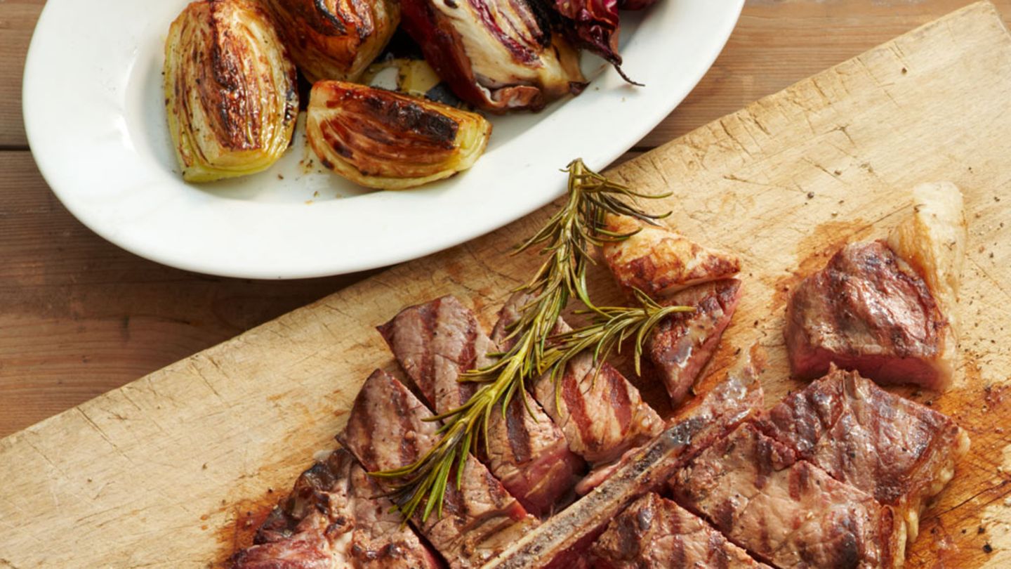 Gegrillter Fenchel und Radicchio Rezept