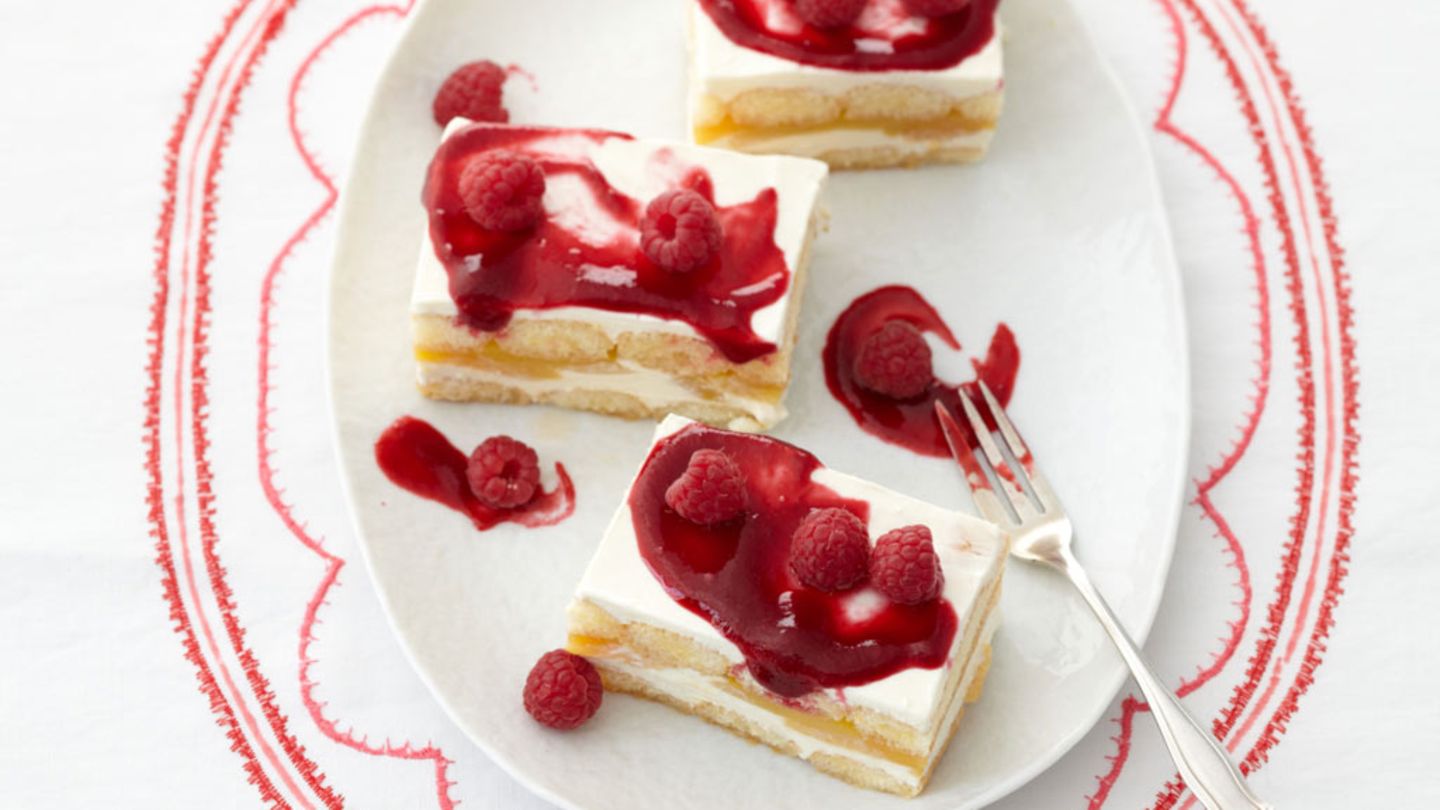 Pfirsich-Melba-Tiramisu Rezept