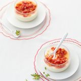 Limoncello-Panna-Cotta mit Obst-Salsa