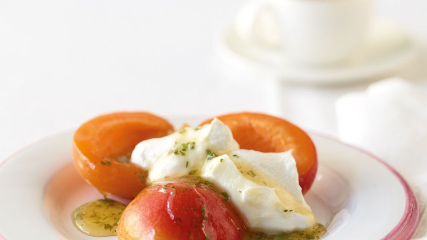 Aprikosen mit Ricotta Rezept
