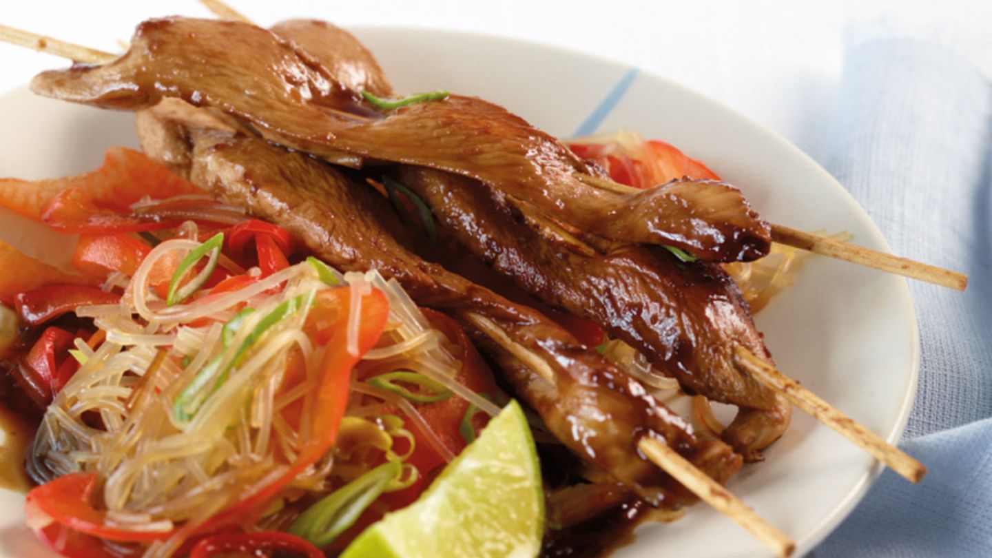Teriyaki-Hähnchenspieße Rezept
