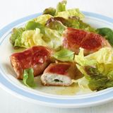 Putenpäckchen mit Salat