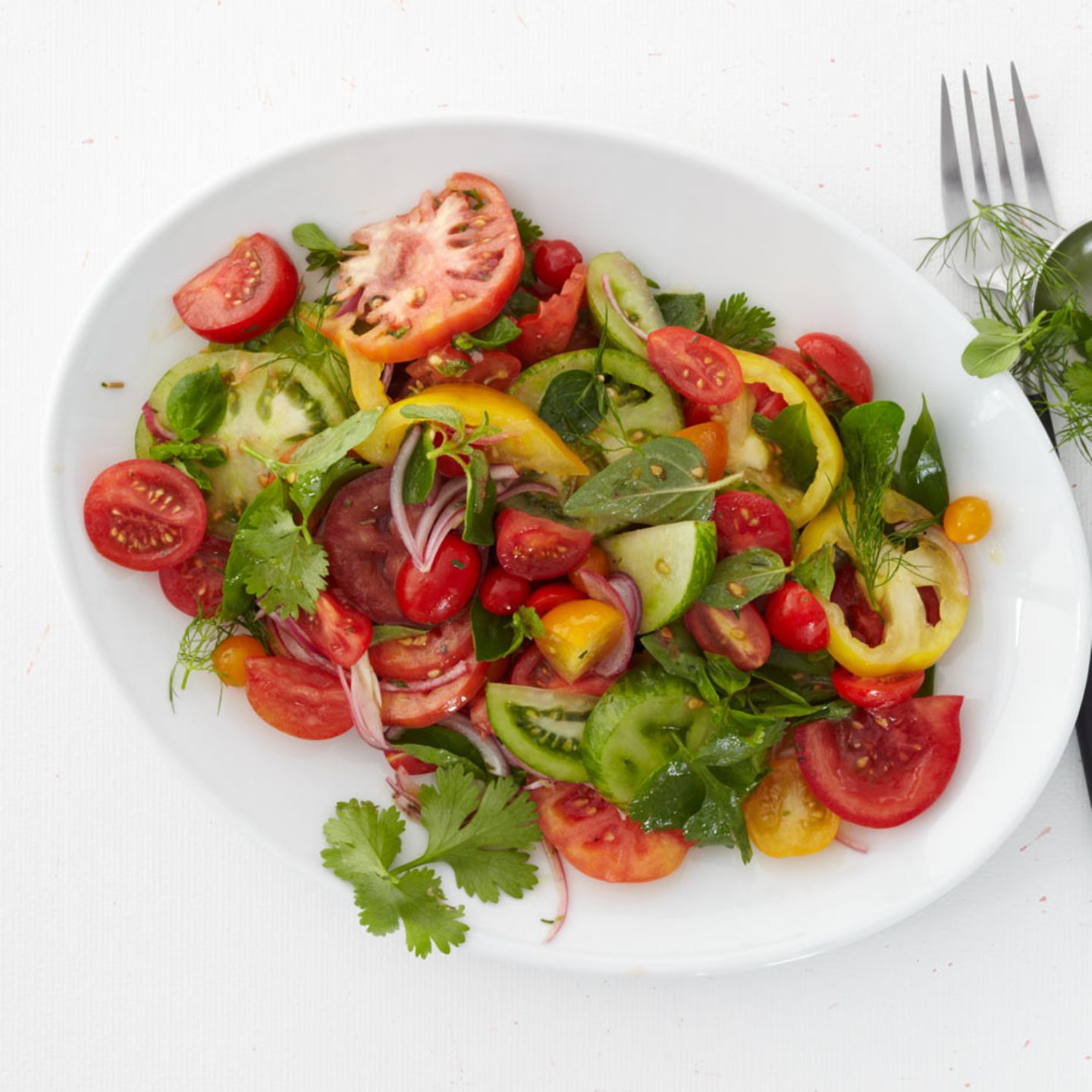 Tomaten-Kräuter-Salat