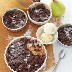 Birnen-Schokoladen-Crumble