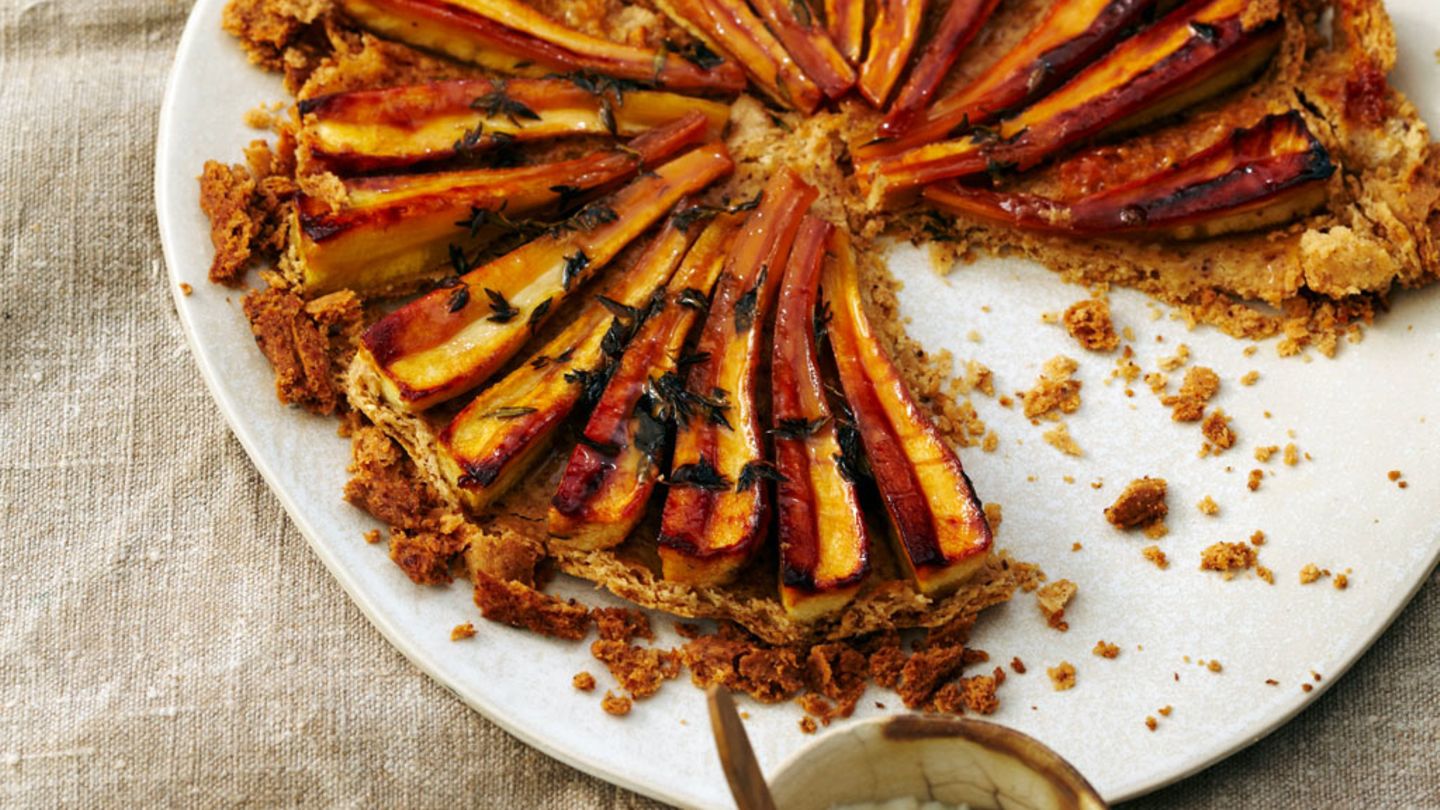 Pastinaken-Thymian-Tarte Rezept