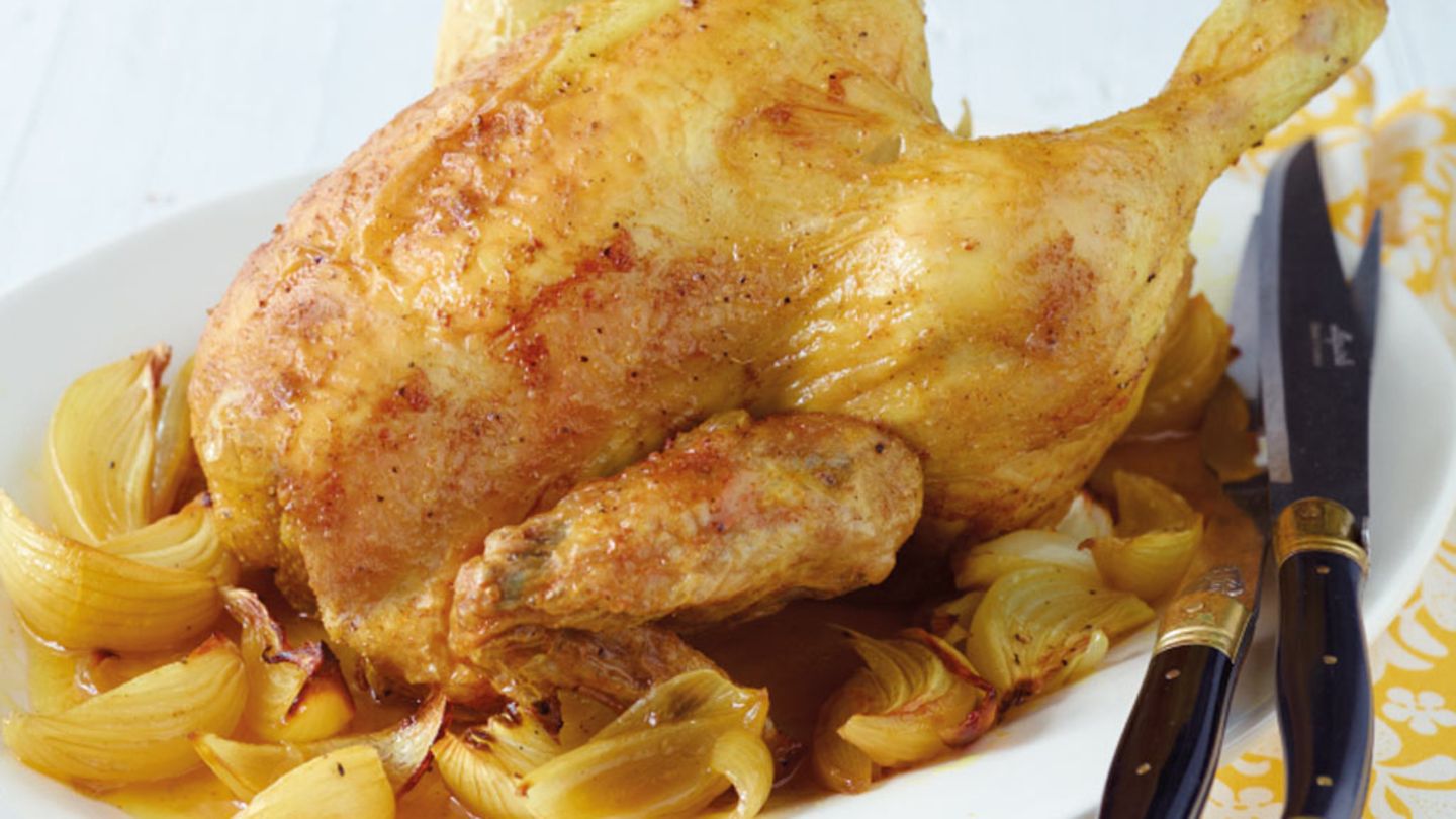 Curry-Brathähnchen Rezept