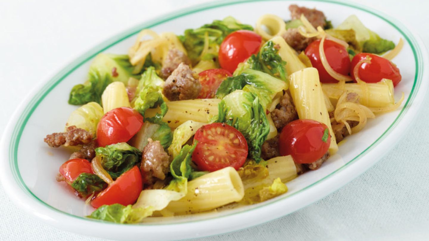 Römersalat-Pasta Rezept