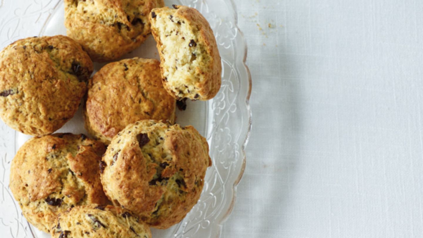 Stracciatella-Scones Rezept