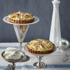 Apfel-Tarte mit Joghurt-Sorbet