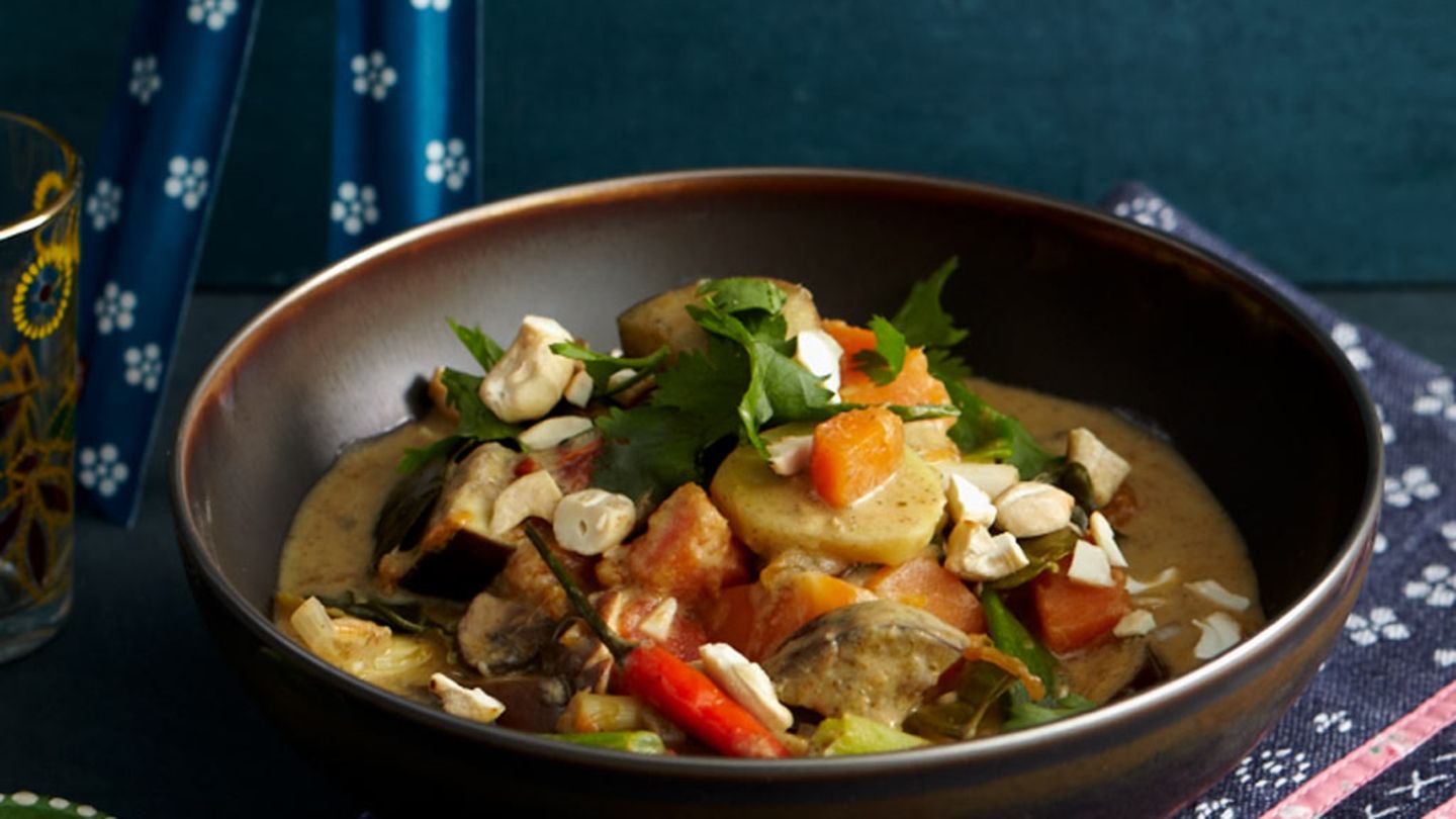Grünes Gemüse-Curry Rezept