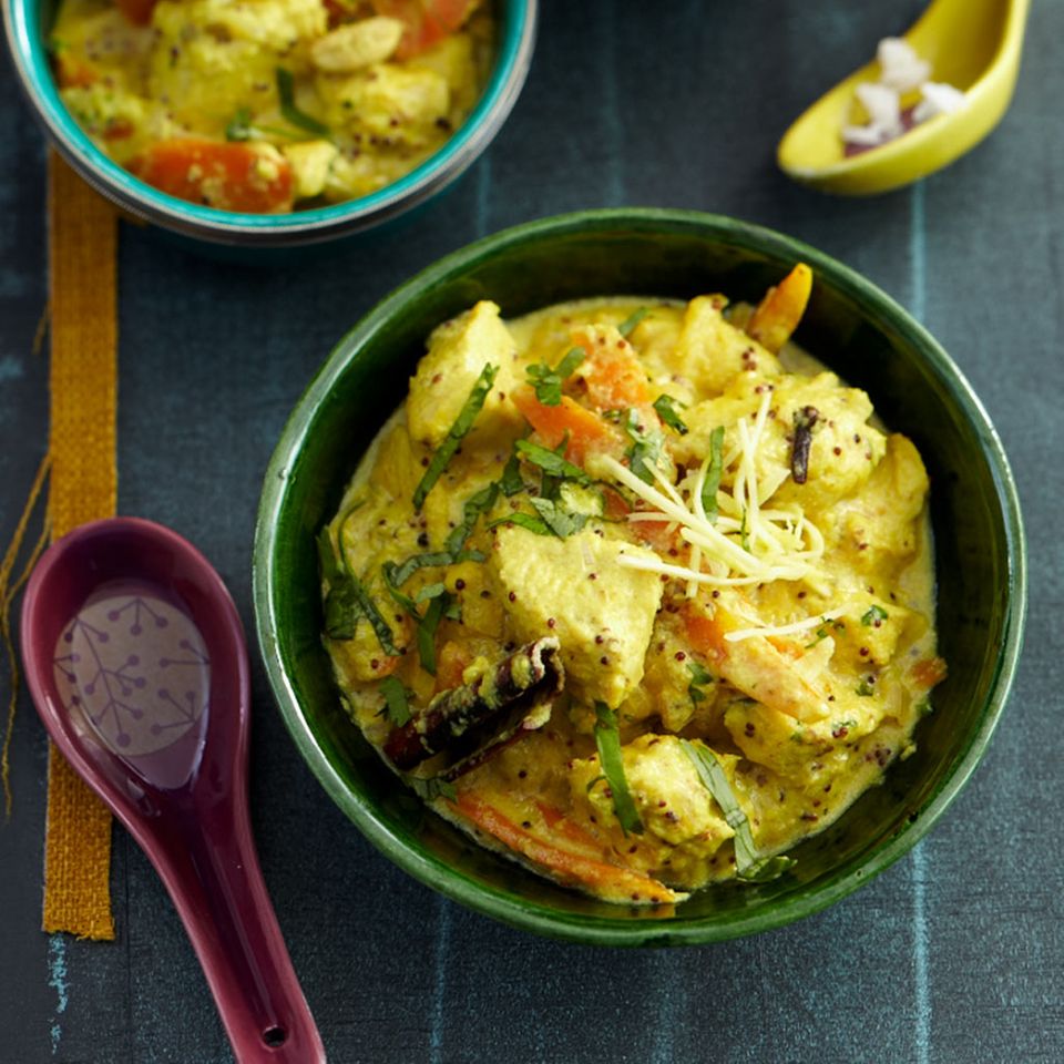 Leichte und gesunde Rezepte für Currys