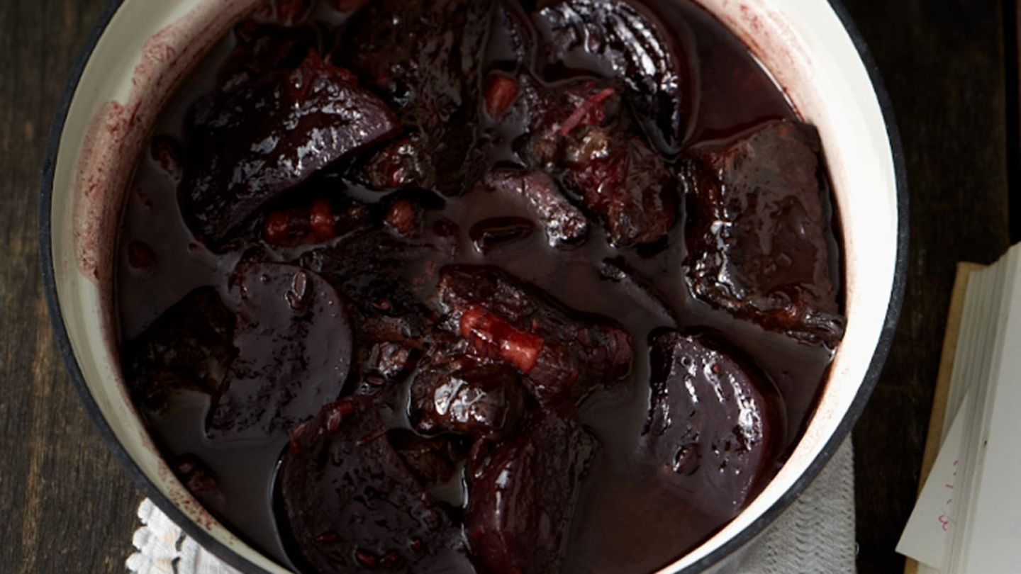 Geschmorter Rindernacken mit Roter Bete Rezept