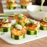 Fischfrikadellen mit Mayonnaise