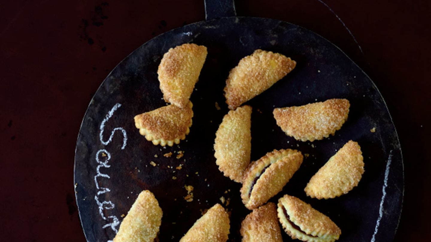 Gefüllte Sauerrahmplätzchen Rezept